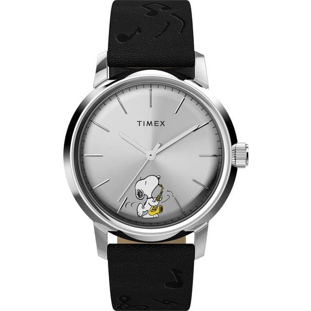 Timex Peanuts Marlin Automatic Stål Læderrem