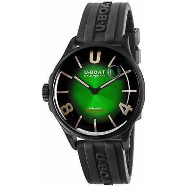 U-Boat 9503 A Darkmoon Green PVD Soleil Watch 40mm 5ATM