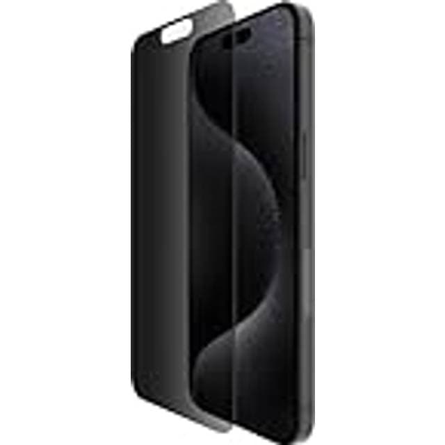 Belkin Screenforce Tempereret Skærmbeskyttelse t/iPhone 15 Pro Max (Privacy)
