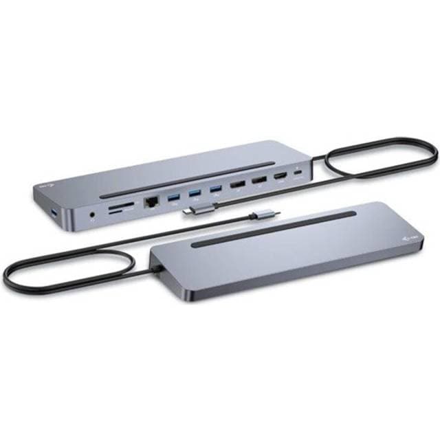 I-TEC 11-in-1 Dockingstation USB-C USB4 Thunderbolt 3 Thunderbolt 4 11-slot 2 x DP HDMI 1GbE