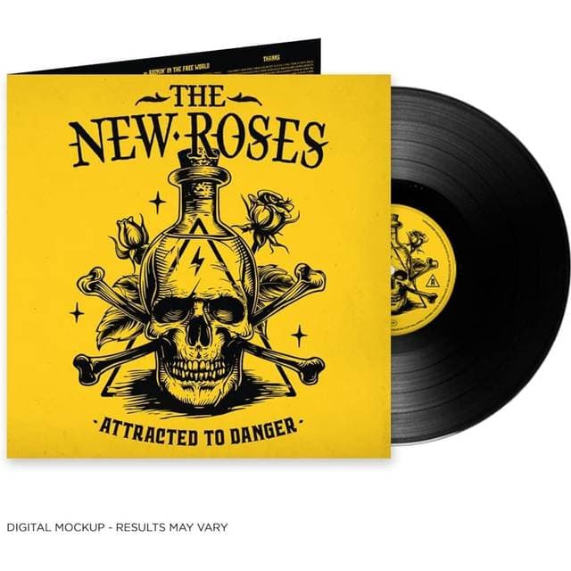The New Roses LP Attracted to danger Unisex Standard (Vinyl)
