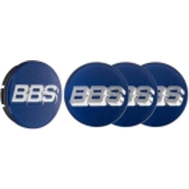 BBS 3D Centerkapsel Blå 4 Stk