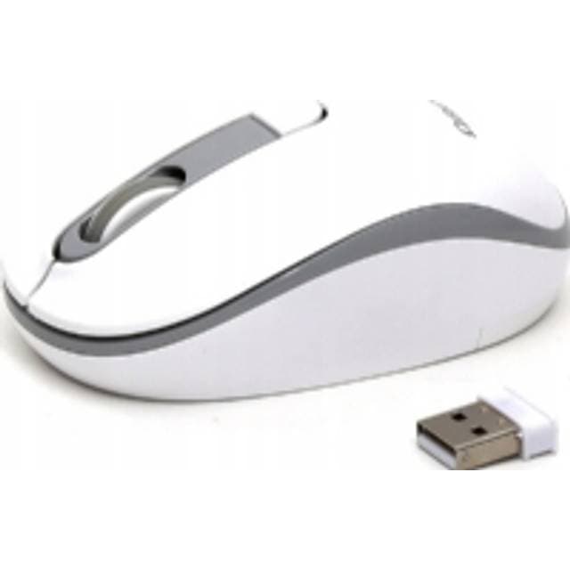 Omega Wireless Mouse 1000/1200/1600 DPI Hvid-Grå