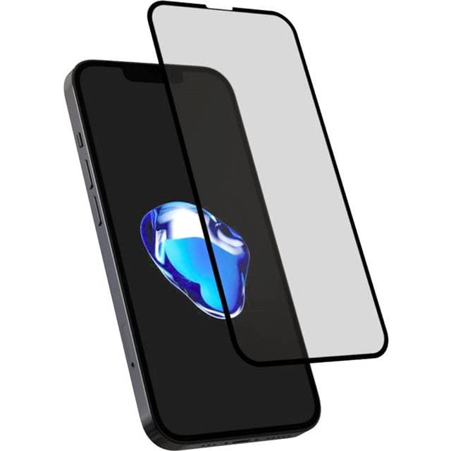 Holdit iPhone 16 Plus Hærdet Glas Skærmbeskyttelse 9H Sort Kant