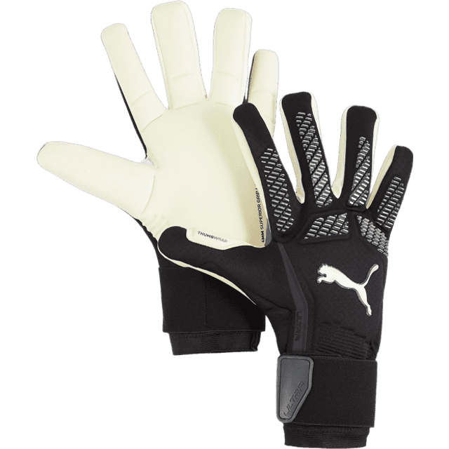 Puma Målmandshandske Ultra Ultimate Hybrid Eclipse Sort/Sølv