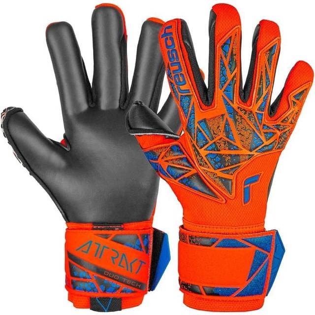 reusch Målmandshandske Attrakt Duo Hyper Orange Orange/Blå/Sort