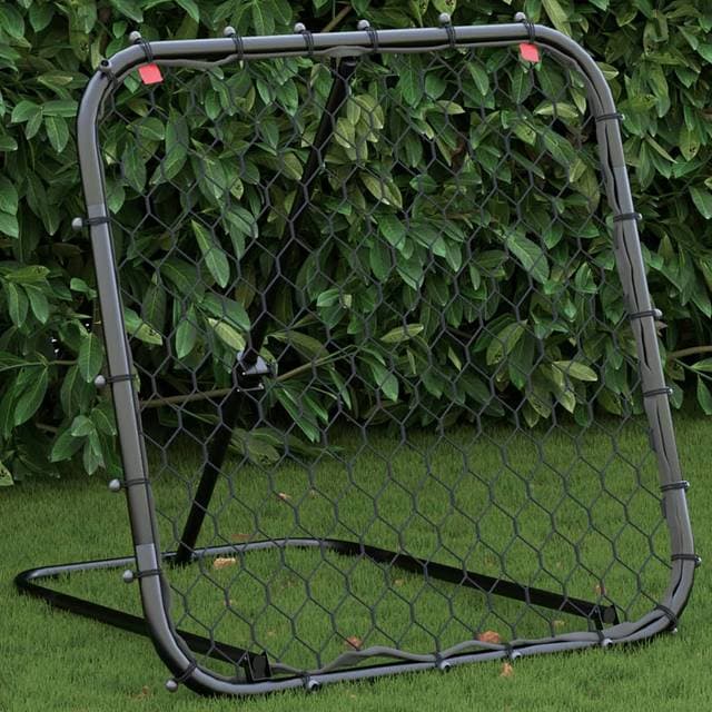 vidaXL rebounder 84x73x60-80 justerbart stål sort