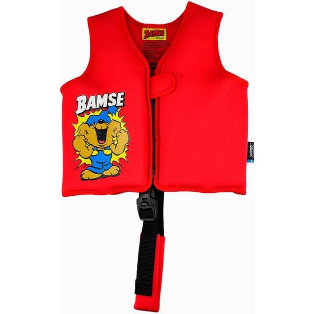Swimpy Svømmevest Bamse 2-3 År 15-19 kg, Rød