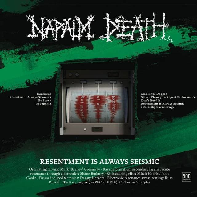 Napalm Death Resentment is always seismic a final throw of throes Unisex Standard (CD)