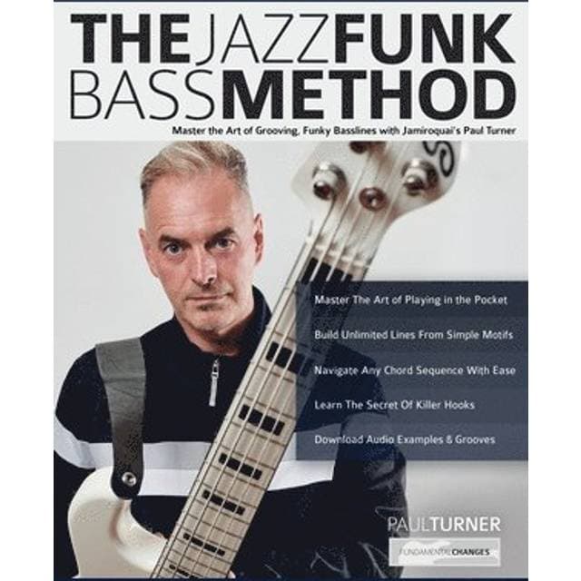 The Jazz Funk Bass Method Tim Pettingale Bog (CD)