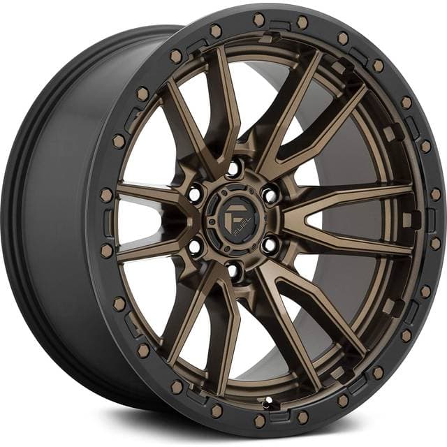 Fuel D681 Rebel Matte Bronze Black Bead Ring 18x9 6x5.5