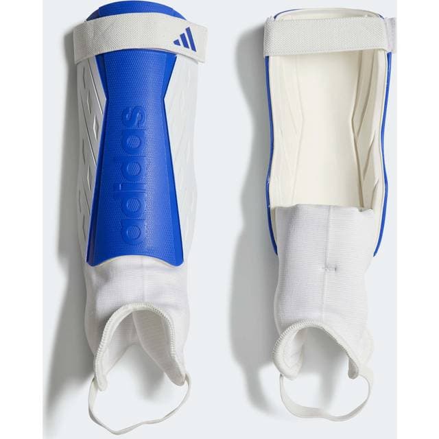 adidas Unisex-Child Tiro Soft Ground Match Shin Guards White/Team Royal Blue/White Small