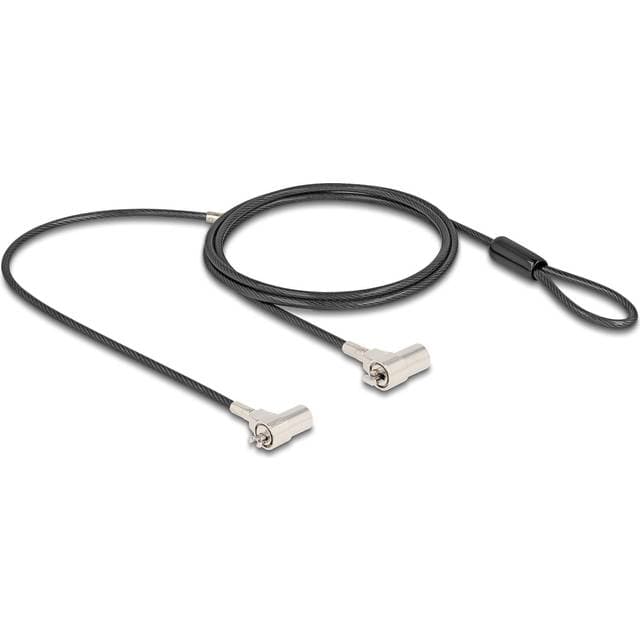 Navilock Sikkerhedskabelslås Dobbelt Slots 3 x 7 mm 3,2 x 4,5 mm 1.8 m