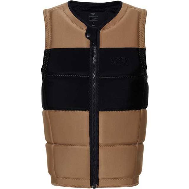 Mystic Peacock Front Zip Wake Impact Vest Slate Brown