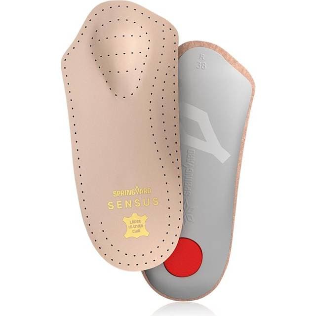 Springyard Indlægssål Skind Anatomisk Kort