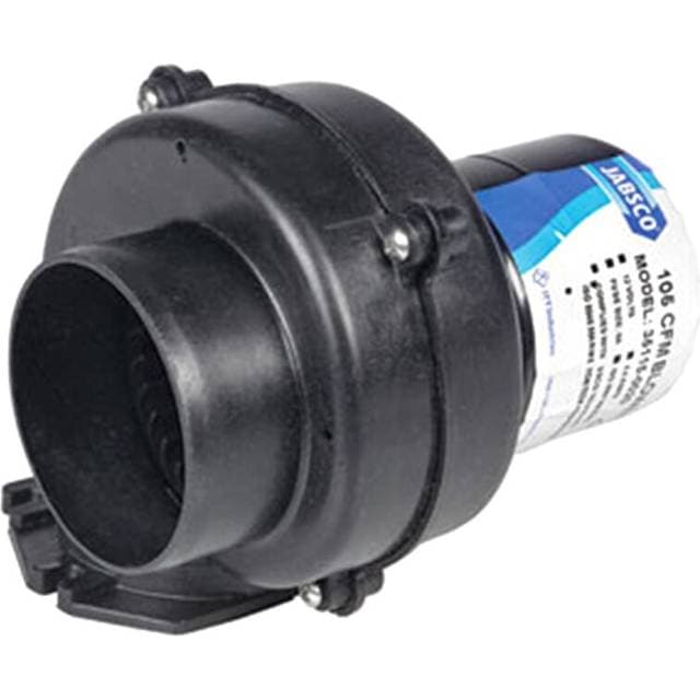 Jabsco Flangemount Blower Motorrumsventilator 12V