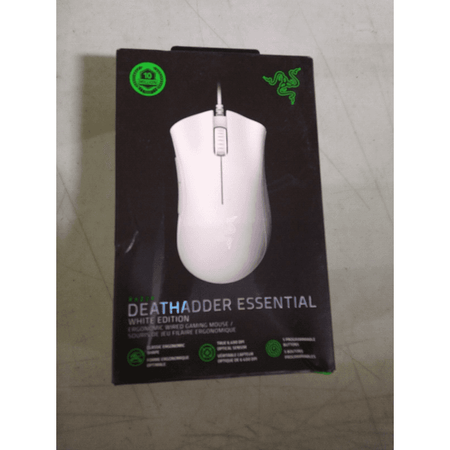 Razer DeathAdder Essential Gaming Mouse - Mercury White