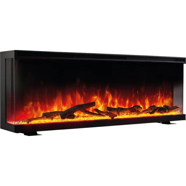 Kaminio Elektrokamin LEA 3in1 Kamin Panorama Heizung 3D-Effekt 12 Flammen 50