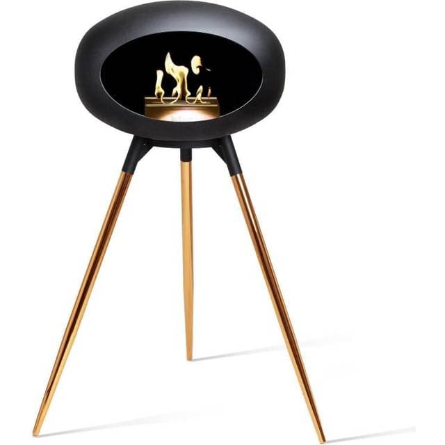Le Feu Sort biopejs Ground Wood 79cm ben i Rose Gold