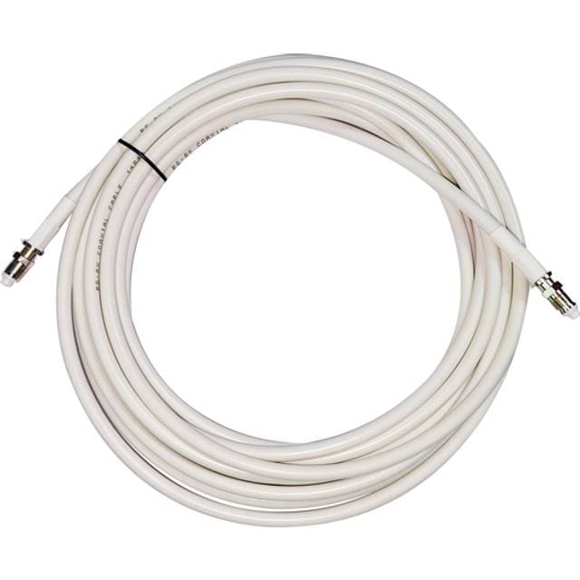 1852 Marine 1852 Vhf Kabel Hvid Rg-8x Low Loss Med Fme Stik 3m