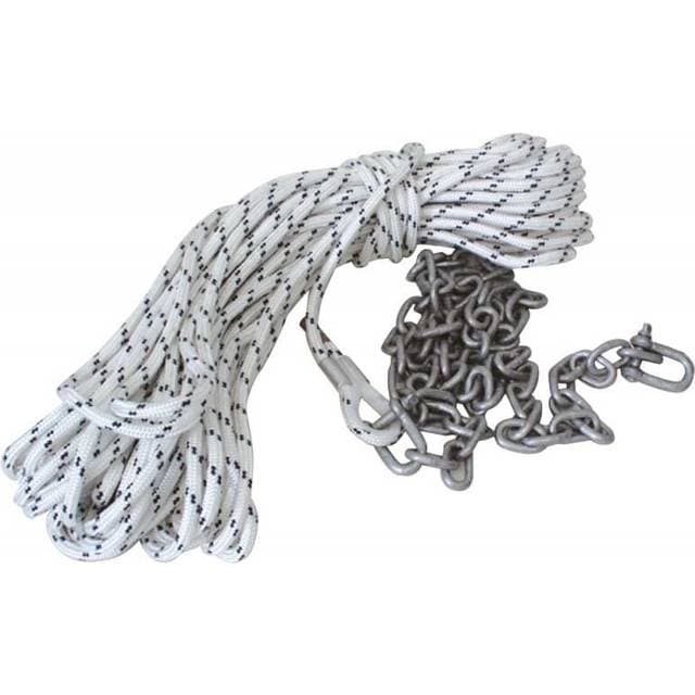 OEM Marine 50 M Anchor Rope With Chain Silber 10 mm