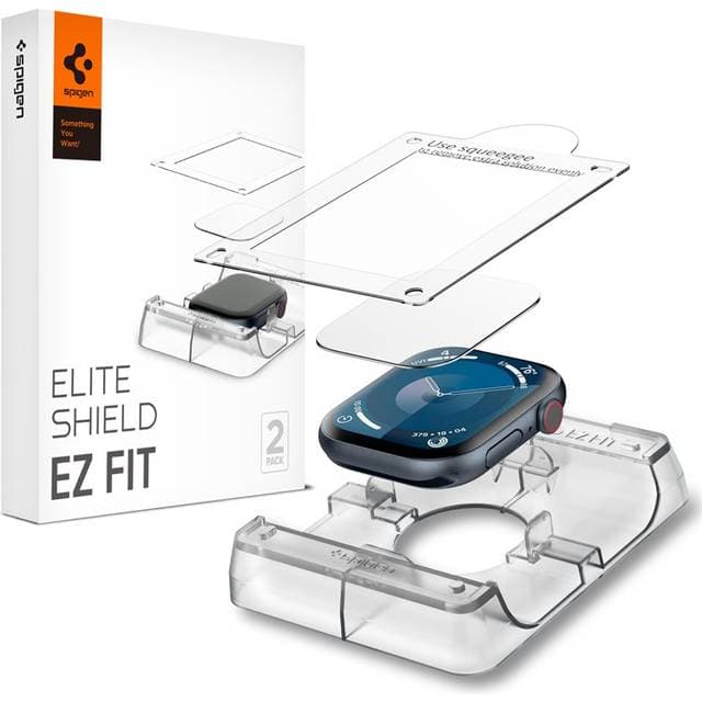 Spigen Spigen Apple Watch Series 10 46mm Screen Protector EliteShield EZ Fit (2-pack)
