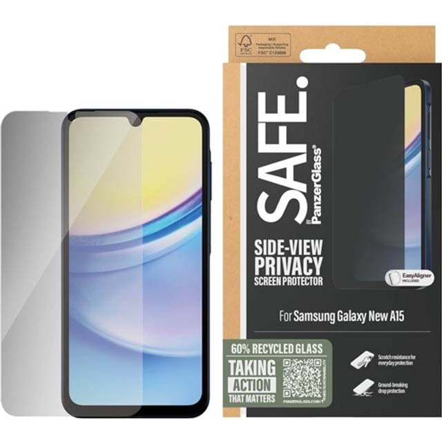SAFE. by PanzerGlass Privacy Screen Protector Samsung Galaxy A16 A16 5G Ultra-Wide Fit