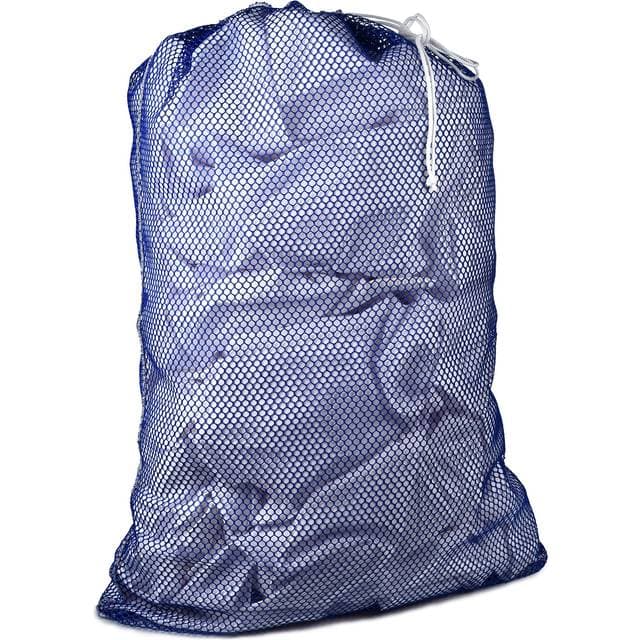 Handy Laundry Commercial Mesh Bag Drawstring Closure - College Dorm And Ap