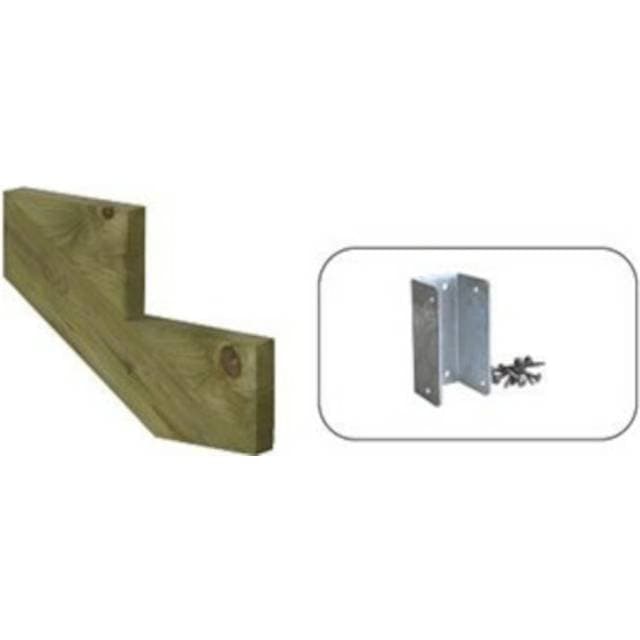 Plus Trappevange, 2 trin, trykimprægneret