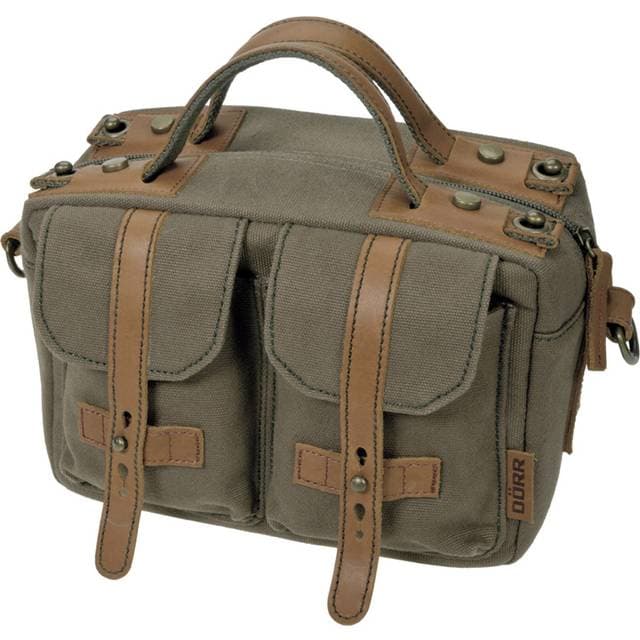 Dörr Arizona Large Kamerataske 130x225x110mm Brun med Læder