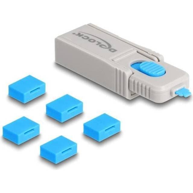 DeLock USB Type A Portblokeringsværktøj 5 Pcs