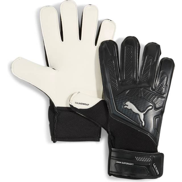 Puma ULTRA PLAY RC Goalkeeper Gloves, Black, 4, Accessories Silver