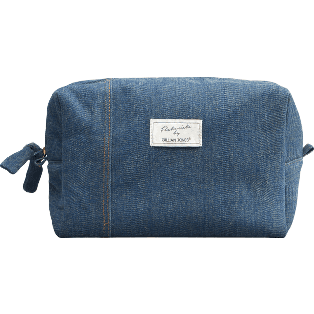 Gillian Jones Rummelig Toilettaske Blå Denim
