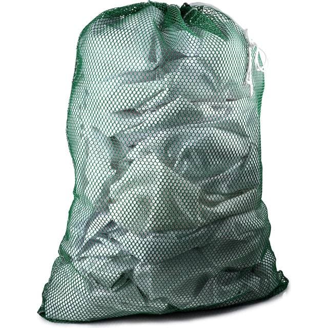 Handy Laundry Commercial Mesh Bag Drawstring Closure - College Dorm