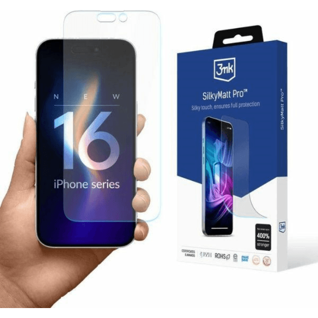 3mk Silky Matt Pro iPhone 16 Transparent 1 stk