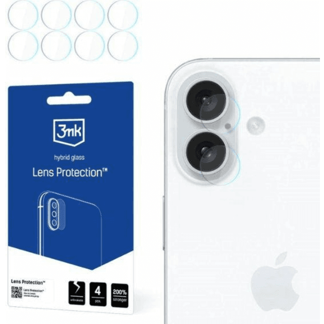 3mk Lens Protection iPhone 16 Transparent 4 Stk