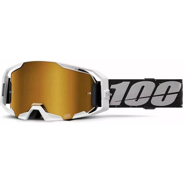 100% Crossbriller Armatic Spejlglas Flash - Neonorange/Sølv