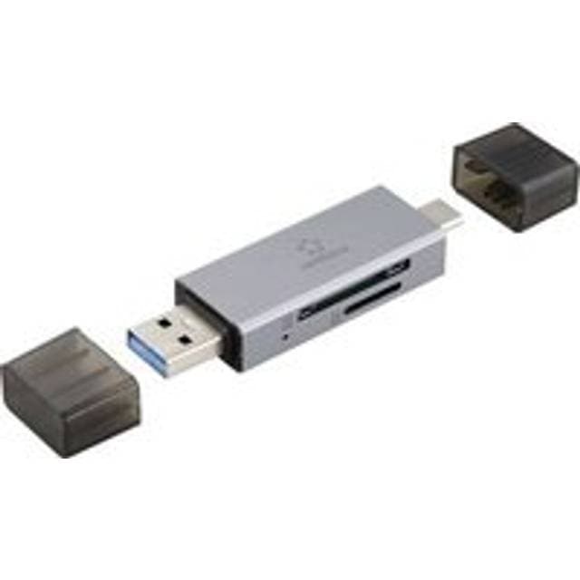 Renkforce RF-PCR-400 Ekstern Kortlæser USB-A USB-C MicroSD SD Space