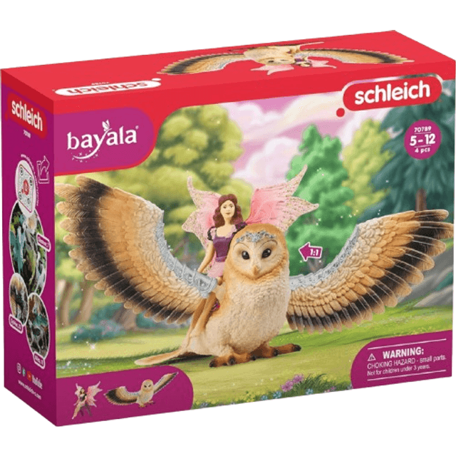 Schleich Bayala Elf on Glitter Owl 70789