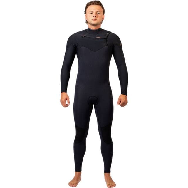 Gul Viper 5/4mm Yamamoto Chest Zip Våddragt Til Mænd Black