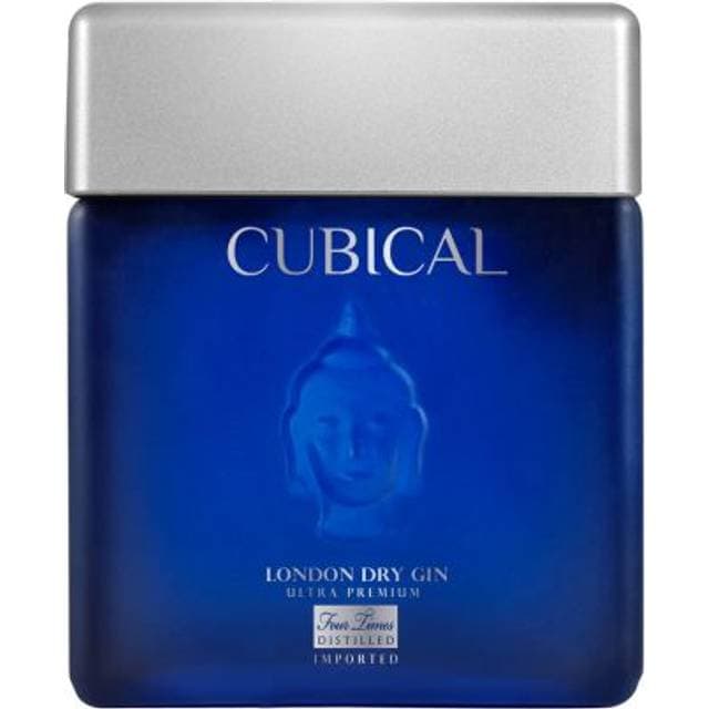 Botanic Cubical Premium London Dry Gin Glass Gift Pack, 70 cl 70cl