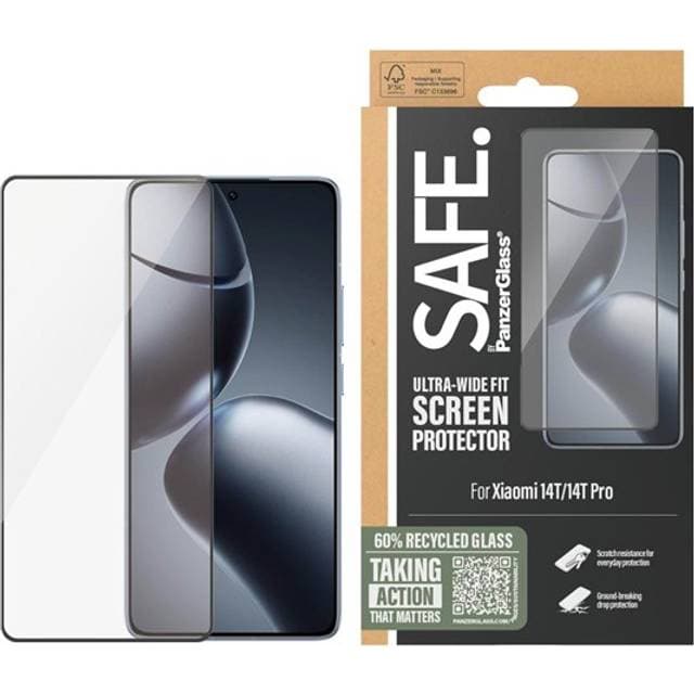 SAFE. by PanzerGlass Ultra-Wide Fit Screen Protector for Xiaomi 14T/14T Pro