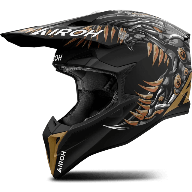 Airoh Crosshjelm Wraaap Cyborg - Mat