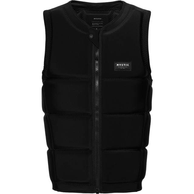 Mystic Herre Star Front Zip Wake Impact Vest Black