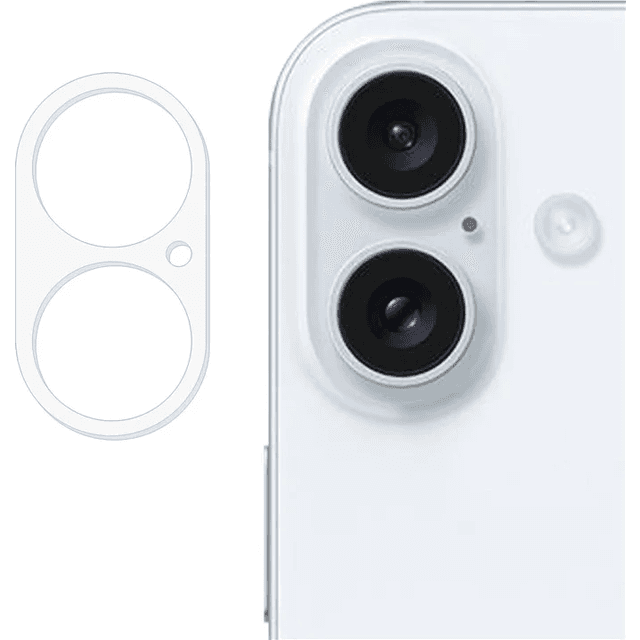 A-One Brand Hærdet 3D-Kameraskærmbeskyttelse til iPhone 16 Plus