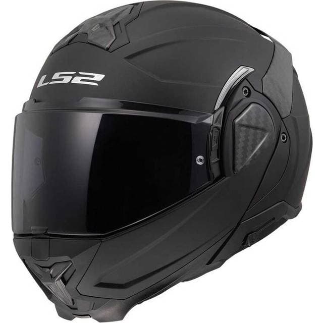 LS2 Flip-Up Hjelm FF910 Advant II - Sort Unisex, Voksen