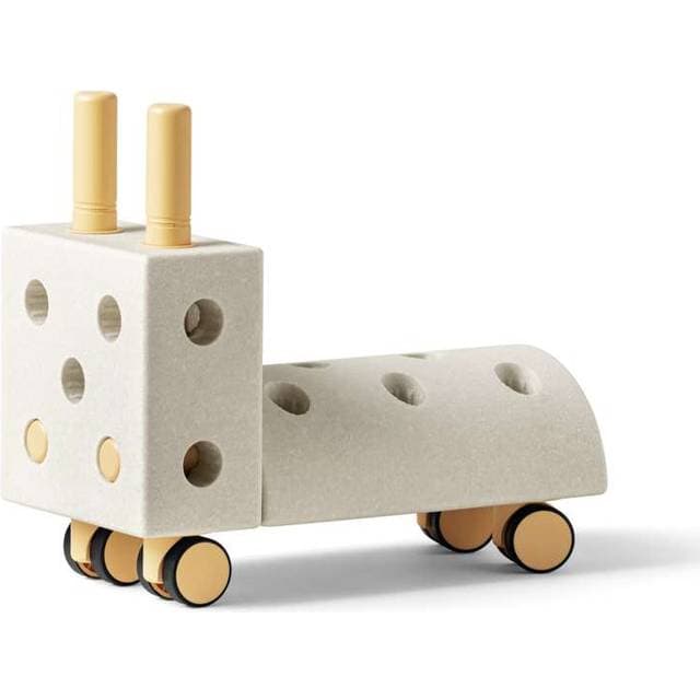 MODU Tiny Ride Lille Gåbil Sand Grey Honey Yellow