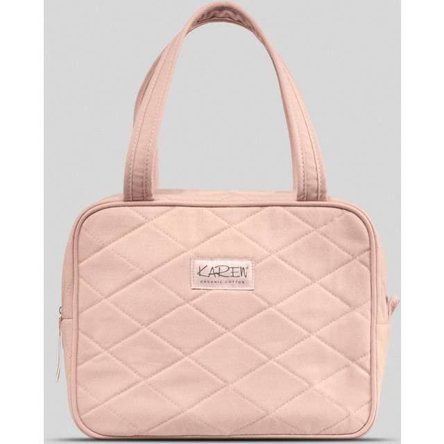 Karen Toilettaske Med Hank - Nude Quilt