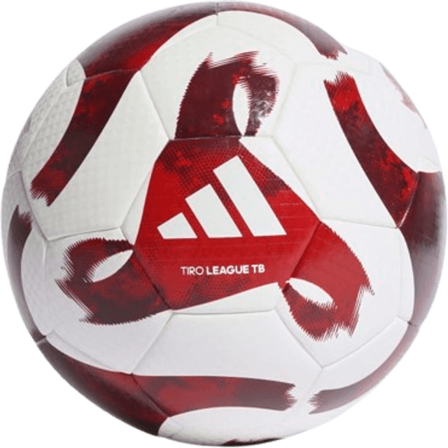 adidas Tiro League Thermally Bonded Ball - White/Team Colleg Burgundy/Team Collegiate Red