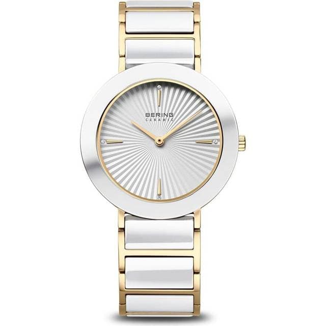 Bering Ceramic Diamond Dameur Stål Guld 11435-758